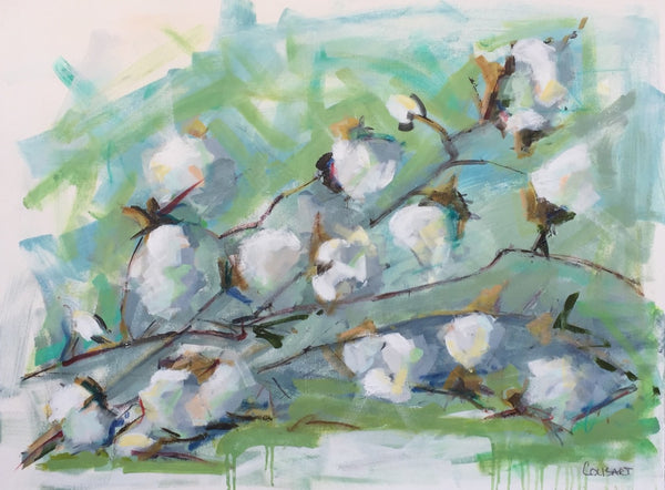 Cotton Blossoms, 30x40