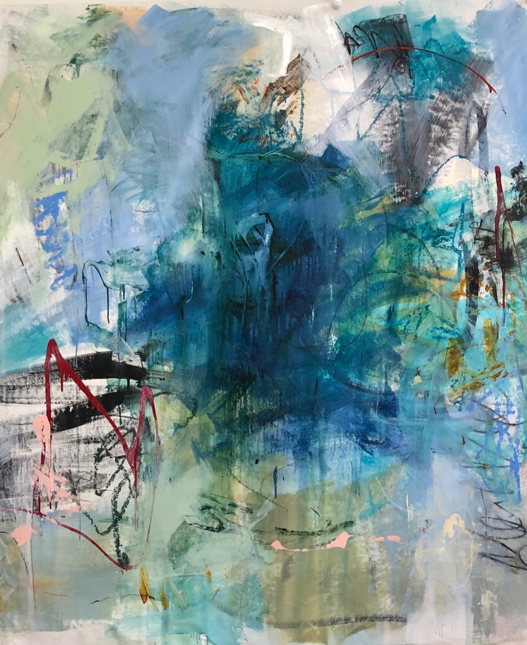 18 Foot Series-Painting #7 Vertical 72x60 or Horizontal 60x72 Unstretc ...