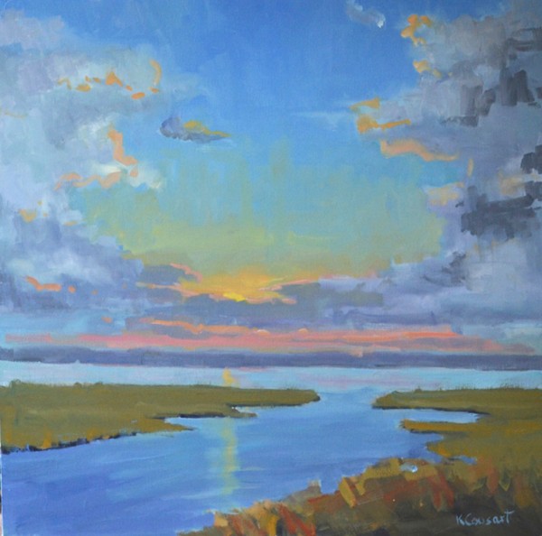 Breaking Dawn over Marsh