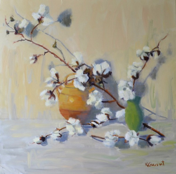 Cotton Branches on French Gargoulette