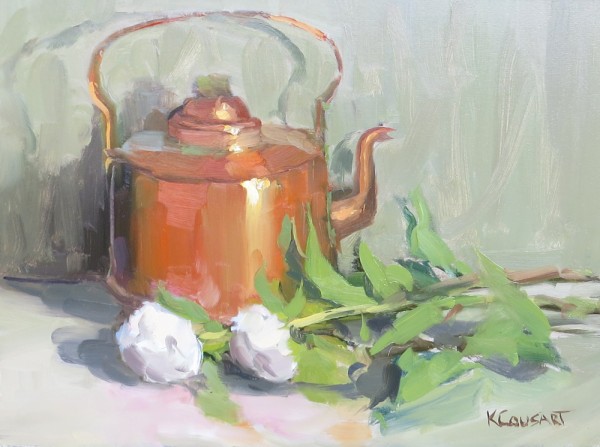 "Keeper" Copper and Peonies