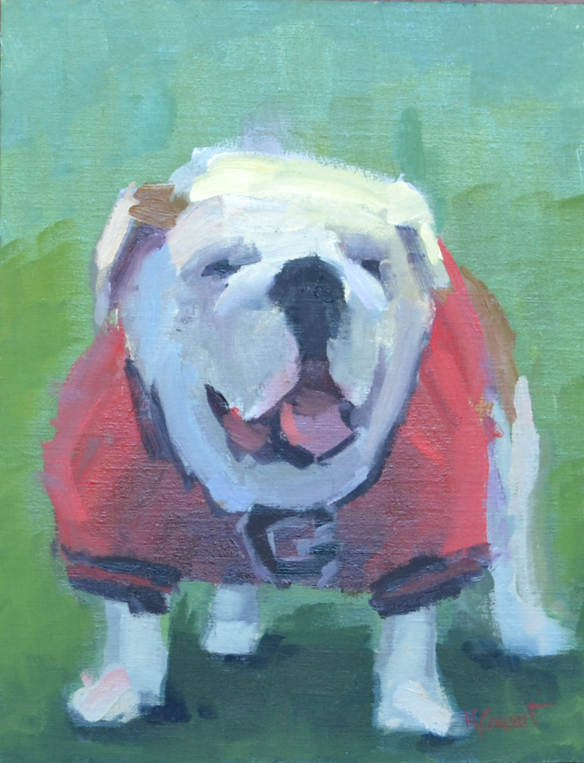 Sunlit Georgia Bulldawg