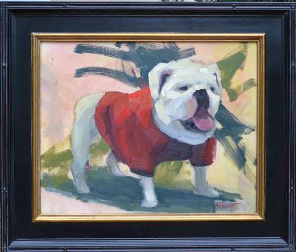 Big Dawg - Sic'Em Original Oil Painting