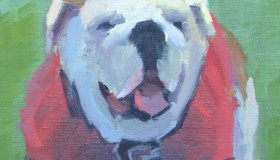 Sunlit Georgia Bulldawg