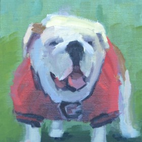 Sunlit Georgia Bulldawg