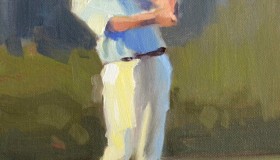 Davis Love III Oil Painting