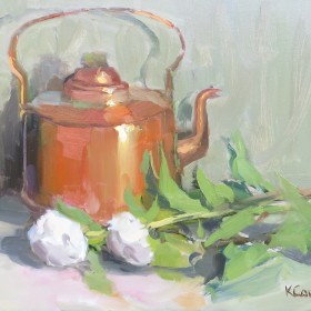 “Keeper” Copper and Peonies