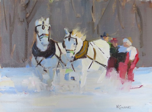 White Horses in Snow©KathyCousart