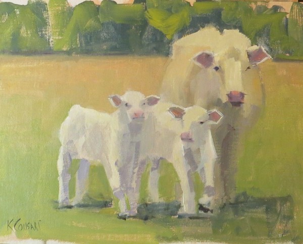 Spring Calves and Mama